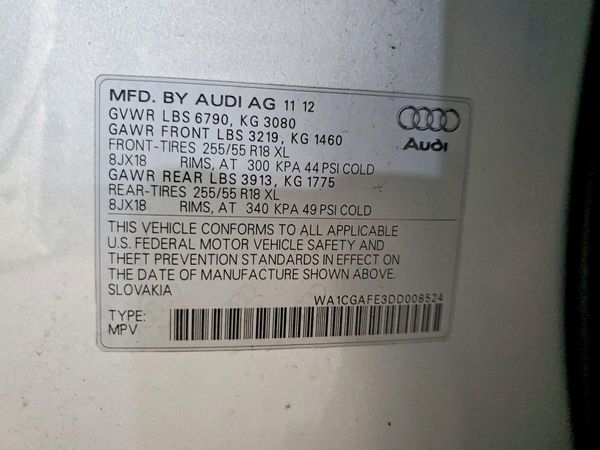 2013 AUDI Q7 Premium