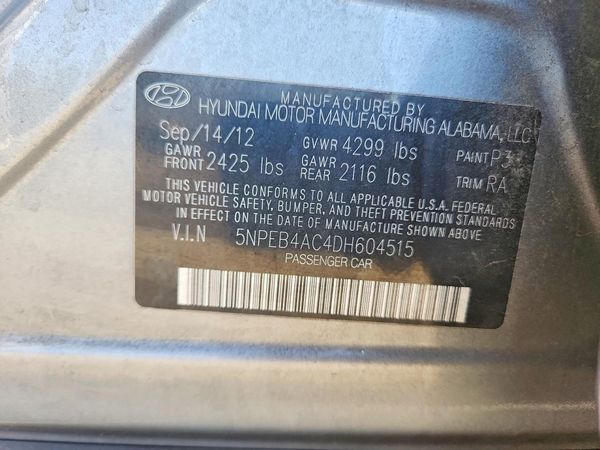 2013 HYUNDAI SONATA GLS/ GLS Popular