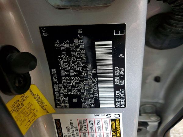 2012 LEXUS GX 460 Premium — VINS