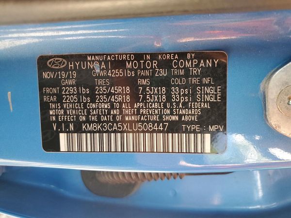 2020 HYUNDAI KONA Limited