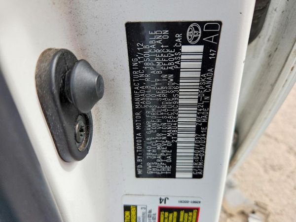 2013 TOYOTA COROLLA — VINS