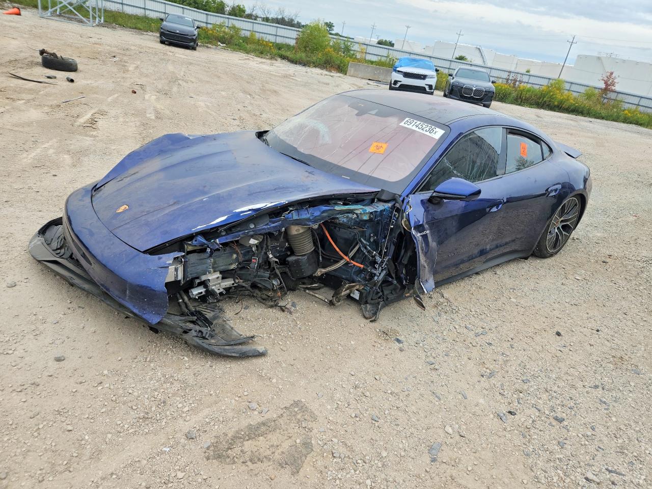 2020 PORSCHE TAYCAN — Front 3/4