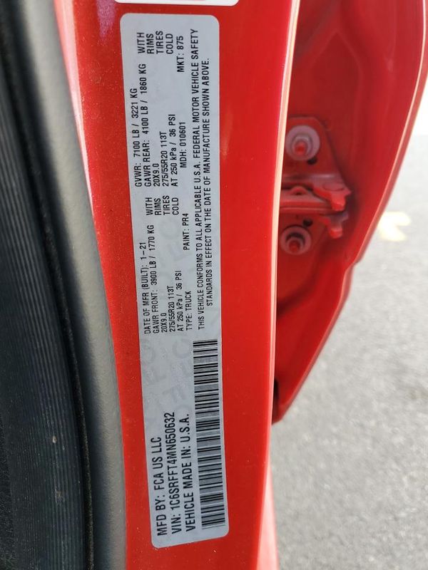 2021 RAM 1500