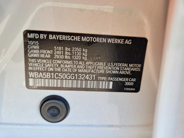 2016 BMW 535
