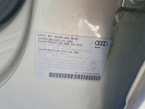 2016 AUDI Q5 quattro Premium Plus