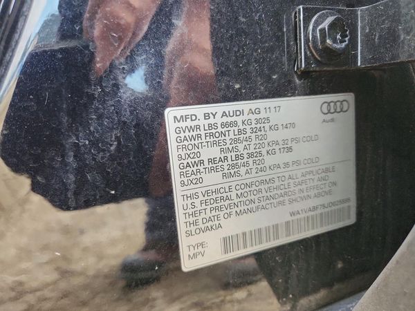 2018 AUDI Q7 quattro Prestige