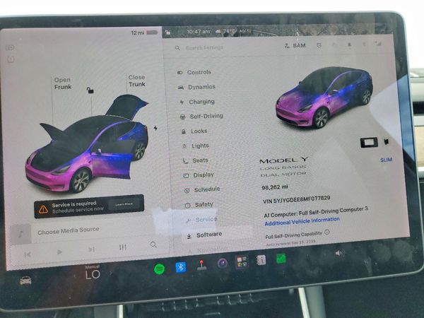 2021 TESLA MODEL Y — ODOM