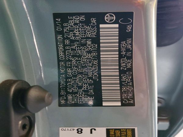 2014 TOYOTA PRIUS