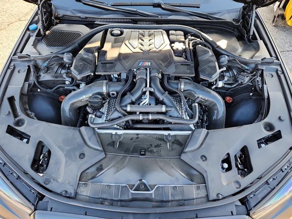 2023 BMW M5 — Engine bay