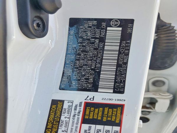 2017 TOYOTA CAMRY LE/SE/XLE/XSE