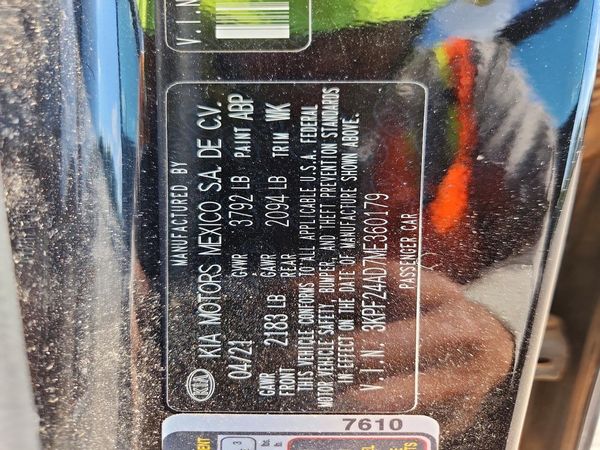 2021 KIA FORTE FE, LXS — VINS
