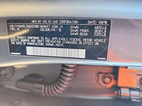 2017 VOLVO S60 Dynamic — VINS