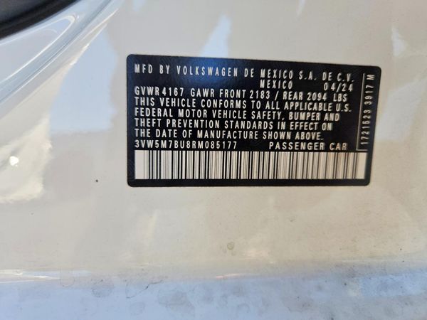 2024 VOLKSWAGEN JETTA S, S (AQ301 Trans)