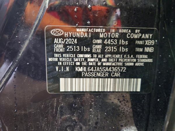 2025 HYUNDAI SONATA SEL — VINS