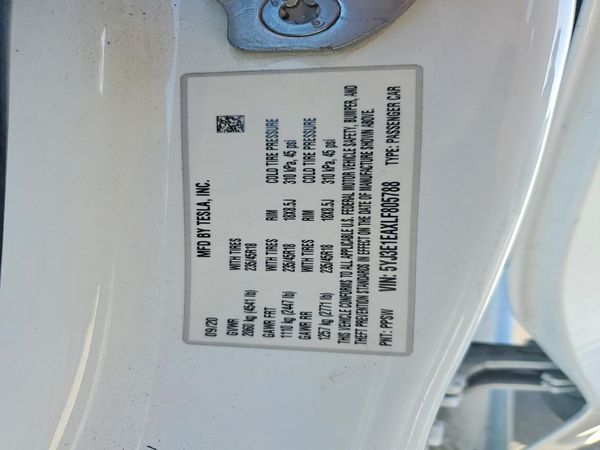 2020 TESLA MODEL 3