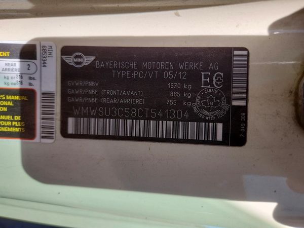 2012 MINI COOPER