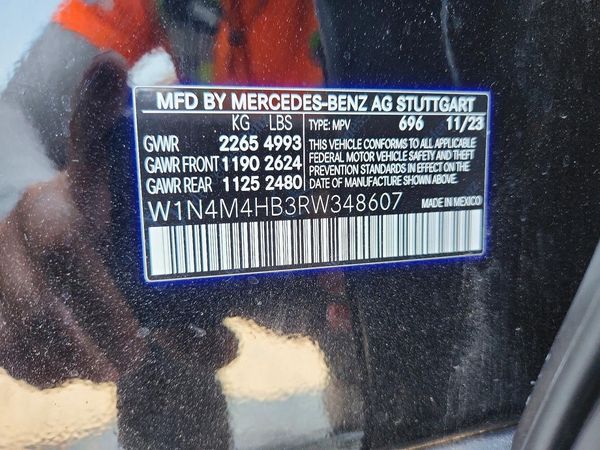 2024 MERCEDES-BENZ GLB — VINS
