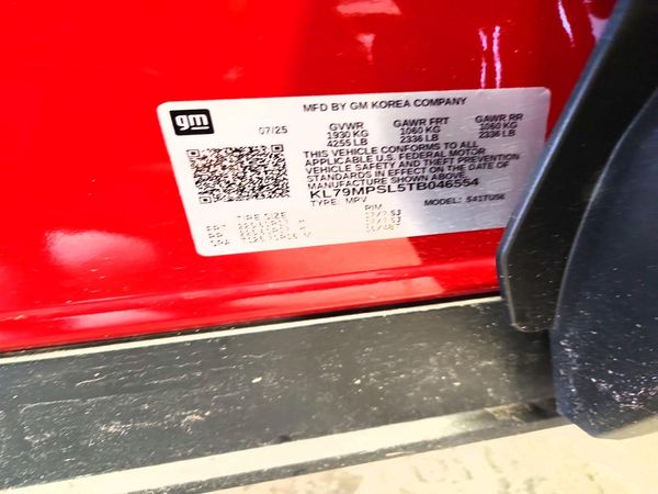 2026 CHEVROLET TRAILBLAZER LT — VINS