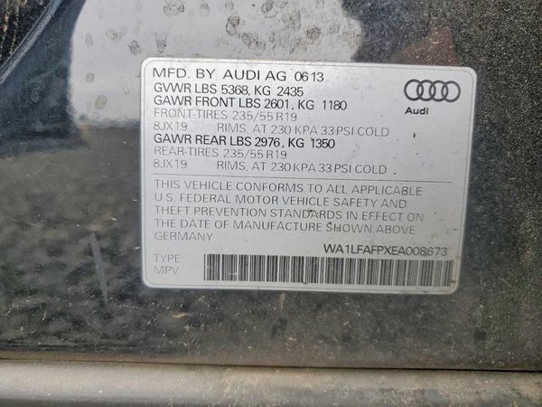 2014 AUDI Q5 Premium Plus — VINS