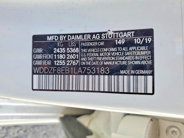 2020 MERCEDES-BENZ E
