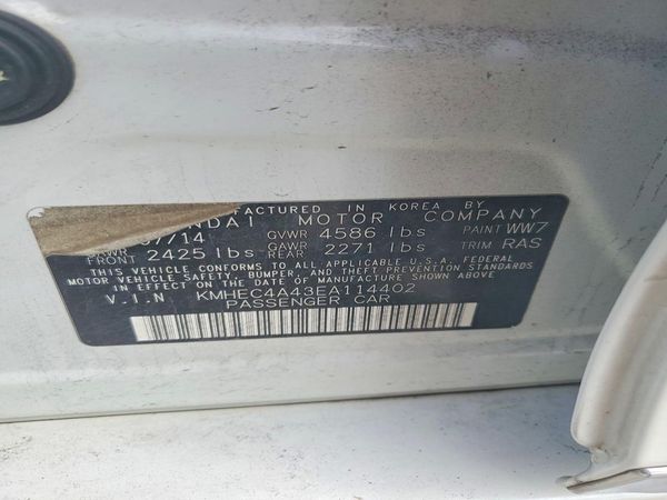 2014 HYUNDAI SONATA Hybrid/ Hybrid Limited