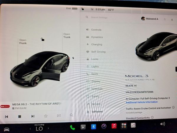 2021 TESLA MODEL 3 — ODOM