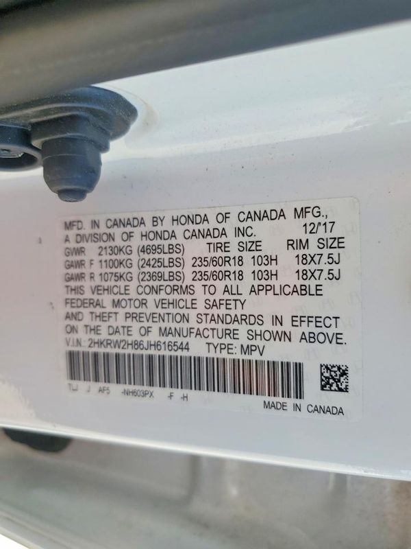 2018 HONDA CRV EX-L/EX-L Navi
