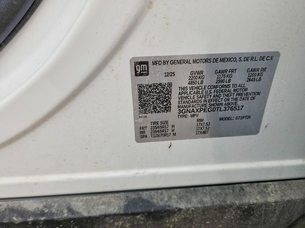 2026 CHEVROLET EQUINOX 2LT — VINS