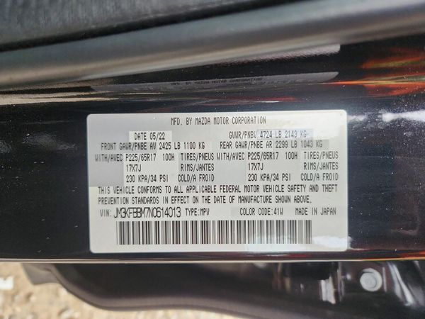 2022 MAZDA CX-5 Select Package — VINS
