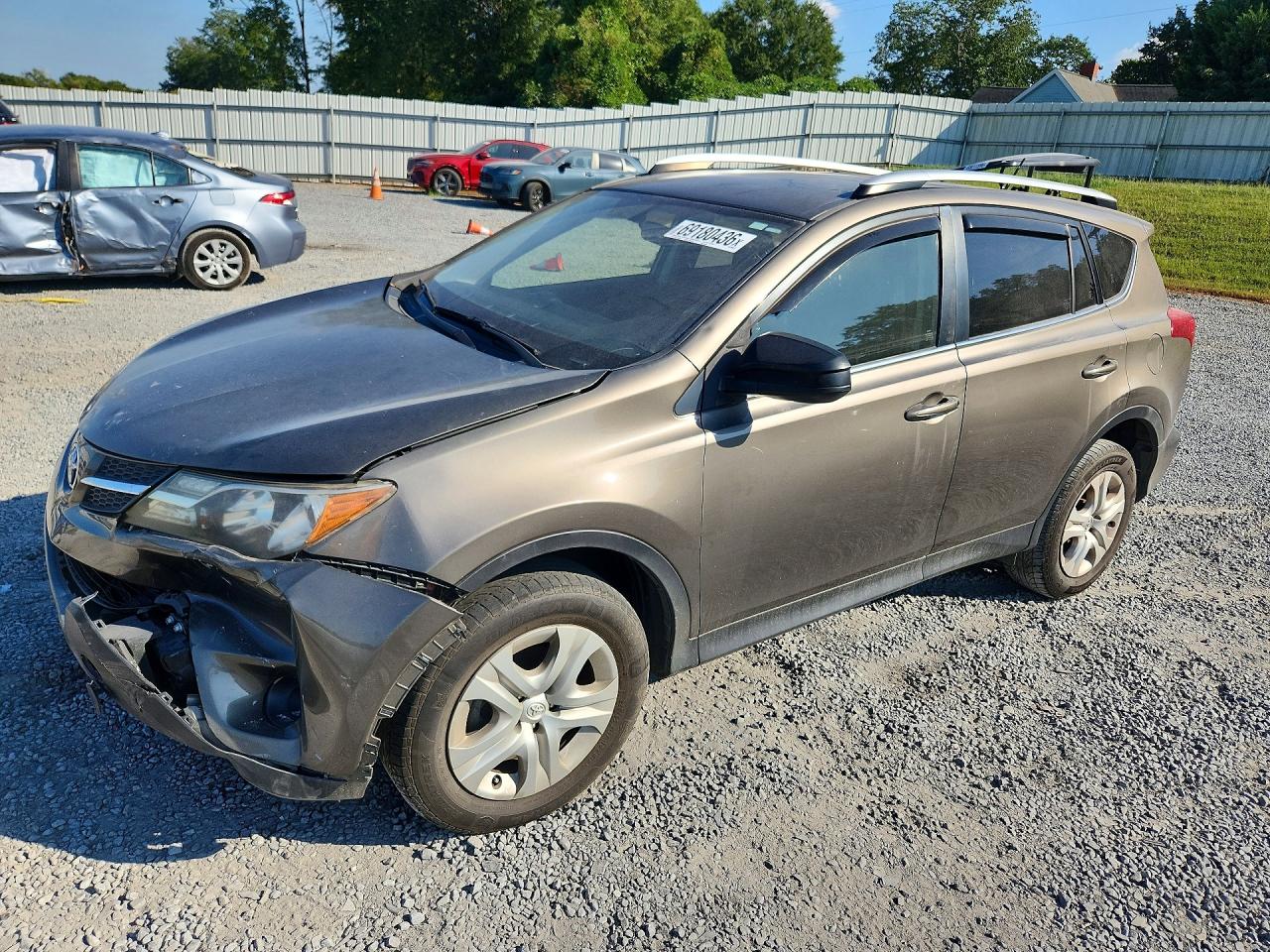 2015 TOYOTA RAV4 LE (X Grade) — Front 3/4