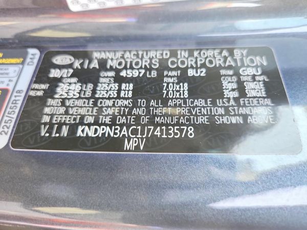 2018 KIA SPORTAGE QL