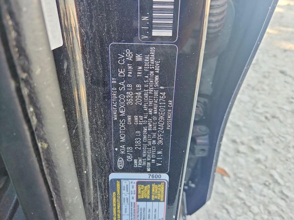 2019 KIA FORTE — VINS