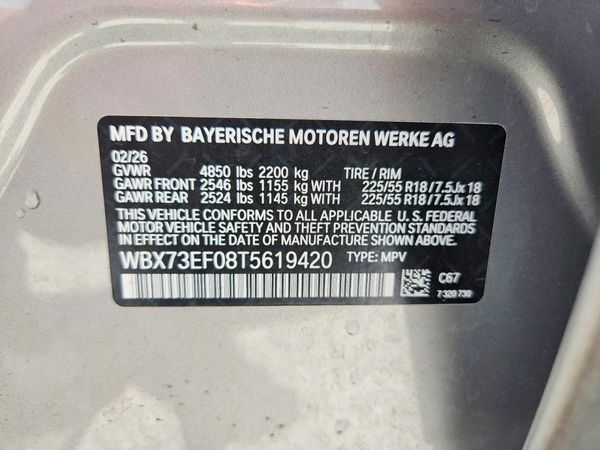 2026 BMW X1 xDrive28i — VINS