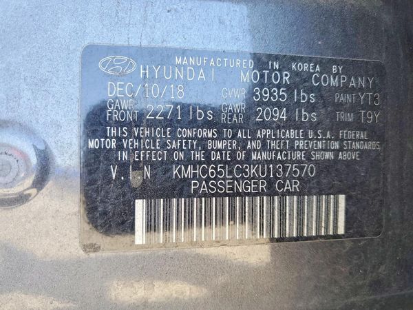 2019 HYUNDAI IONIQ Blue (HEV)