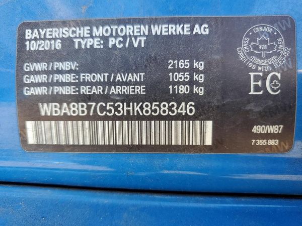 2017 BMW 340 xDrive