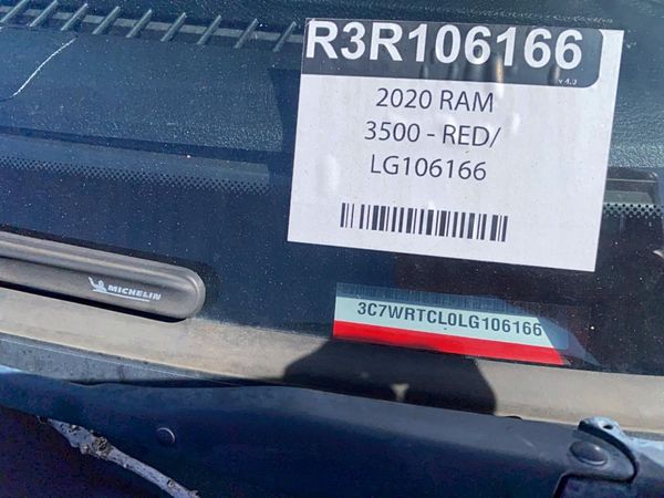 2020 RAM 3500 CREW CAB CHASSIS 4X4
