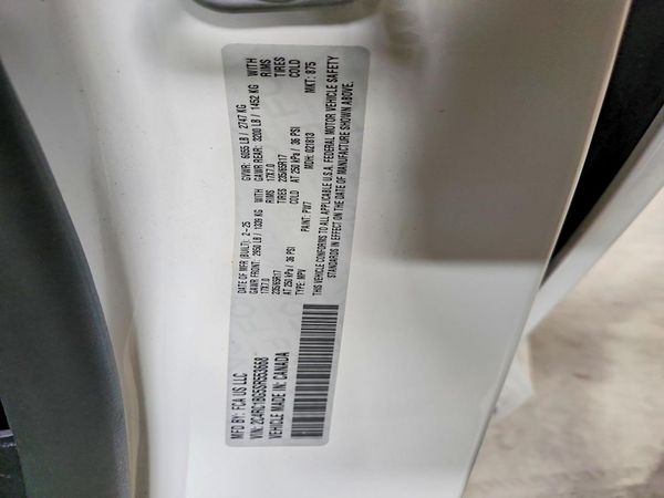 2025 CHRYSLER PACIFICA Select — VINS