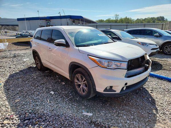 2015 TOYOTA HIGHLANDER Base/Hybrid — Passenger 3/4