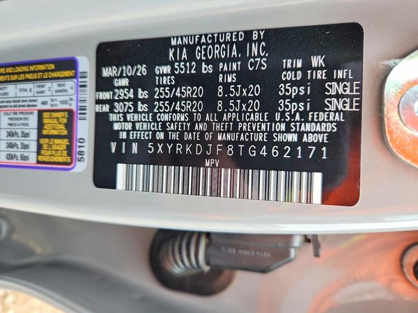 2026 KIA SORENTO — VINS