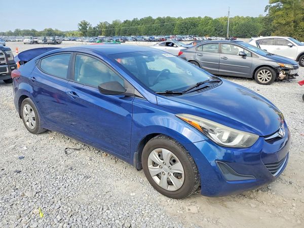 2016 HYUNDAI ELANTRA — Passenger 3/4