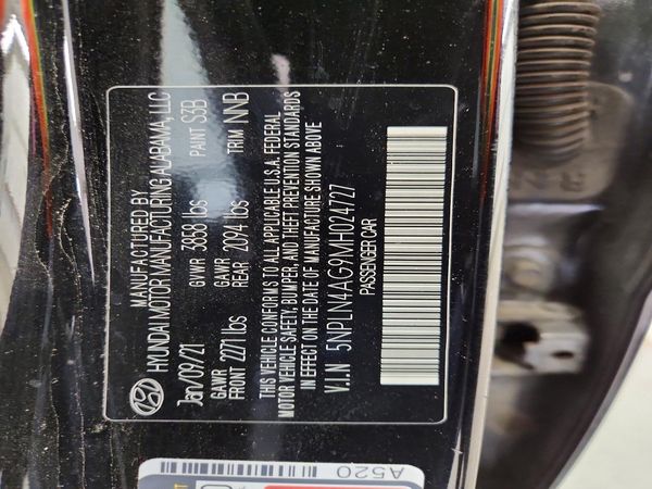 2021 HYUNDAI ELANTRA SEL w/ Premium Pkg — VINS