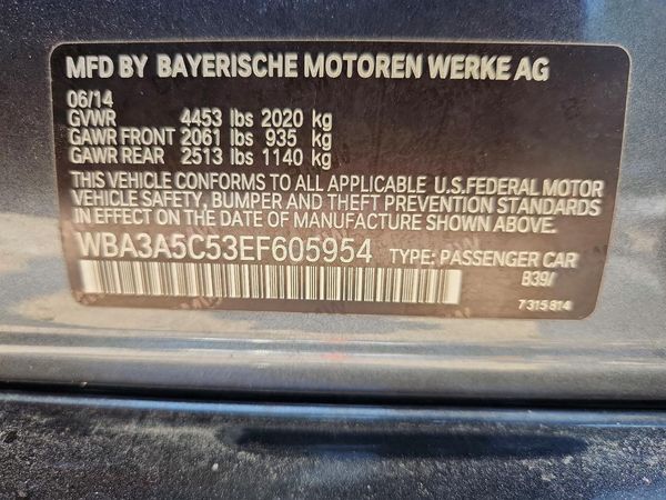 2014 BMW 328 — VINS