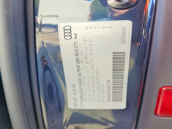 2018 AUDI A5 — VINS