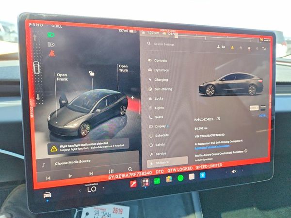 2024 TESLA MODEL 3 — ODOM