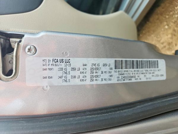 2019 DODGE GRAND CARAVAN SXT