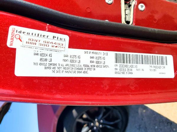 2018 DODGE CHARGER SXT