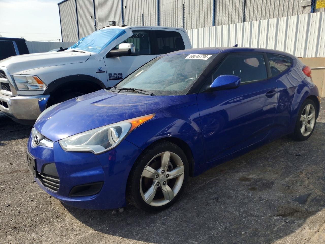 2012 HYUNDAI VELOSTER — Front 3/4