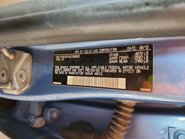 2014 VOLVO S60 — VINS