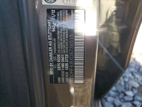 2013 MERCEDES-BENZ E-CLASS E350 4-MATIC — VINS