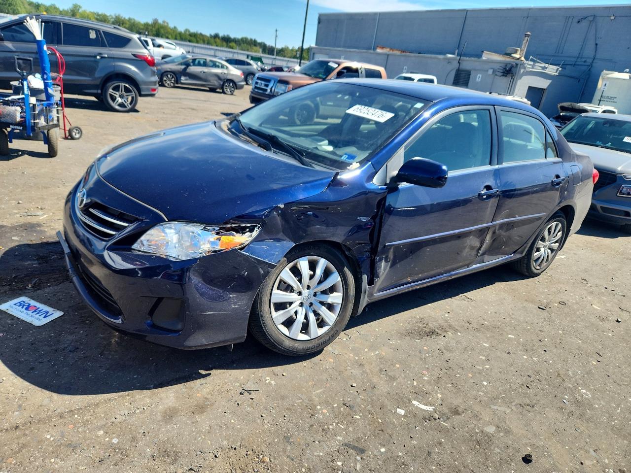 2013 TOYOTA COROLLA — Front 3/4